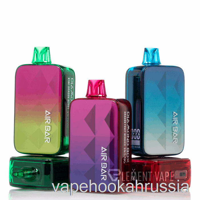 Vape Russia Air Bar Diamond Box 20000 одноразовый клубника-банан